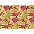 thumbnail image 1 of Ahgly Company Tapis d'Aire Rectangulaire Transitionnel Brun Acajou pour Intérieur, Lavable à la Machine, 5 Pieds x 8 Pieds, 1 of 7