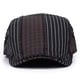 thumbnail image 4 of Gorra plana Gatsby Newsboy de algodón/mezclilla a rayas para hombre, 4 of 4