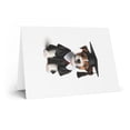 thumbnail image 2 of DistinctInk Greeting Card / Note Card - Russell Terrier Puppy Graduation - PACK of 3, 2 of 7