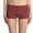 Red, variant on Posijego Womens Lace Boyshorts Mid Waist Stretch Seamless Panties Women's No Show Boxer Shorts Underwear