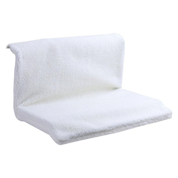 Hamaca desmontable Cama Ventana para mascotas con marco Estante Cojín cálido Camas acogedoras de invierno Vellón blanco Jinwen Cama de gato radiadora colgada