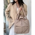 thumbnail image 3 of Kukuzhu Puffer Tote Bag for Women Quilted Lightweight Hobo Crossbody Shoulder Bag Soft Padded Shoulder Handbag Purse 2023, 3 of 8