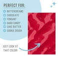 thumbnail image 2 of Sweets Indeed OilUMRT&nbsp;Based Food Coloring, Red, Perfect for Chocolate Easter Cake Decorating, Spring Baking, Candy Melts, Frosting, Edible Food Dye, 0.74 fl oz (Red Rouge), 2 of 3