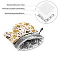 thumbnail image 6 of Haiem Thanksgiving Print Extra Long Oven Mitts and Pot Holders 4pc Sets: Heat Resistant Silicone Oven Mittens with Mini Oven Gloves and Hot Pads Potholders, 6 of 6