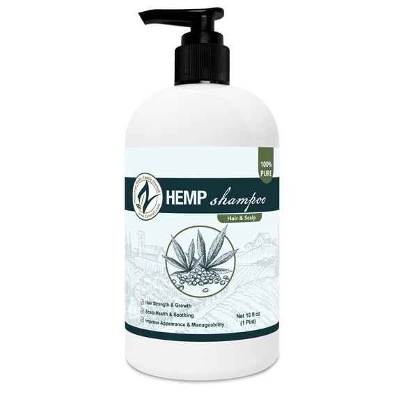 Neem Shampoo for Hair & Scalp - Natural, SLS-Free with Organic Neem, 16 oz