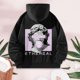 thumbnail image 1 of Sudadera con capucha de manga larga Sudadera con capucha Sudadera con cordón Ropa suave Sudadera con capucha negra para mujer para hombre Jersey para , negro, l, 1 of 8