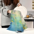 thumbnail image 6 of SKYSONIC Abstract Watercolor Flowers Kitchen Towels, 18 x 28 Inch Super Soft and Absorbent Dish Cloths for Washing Dishes, 1 PCS Reusable Multi-Purpose Microfiber Hand Towels for Kitchen, 6 of 7