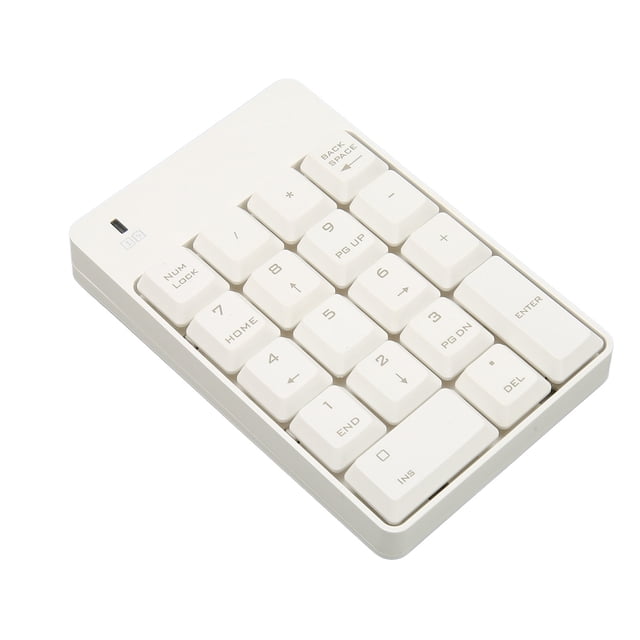 Numeric Keypad, 18 Keys USB Number Pads Portable 2.4 GHz Financial Accounting Number Keyboard for Laptop, Desktop, Home Work Office