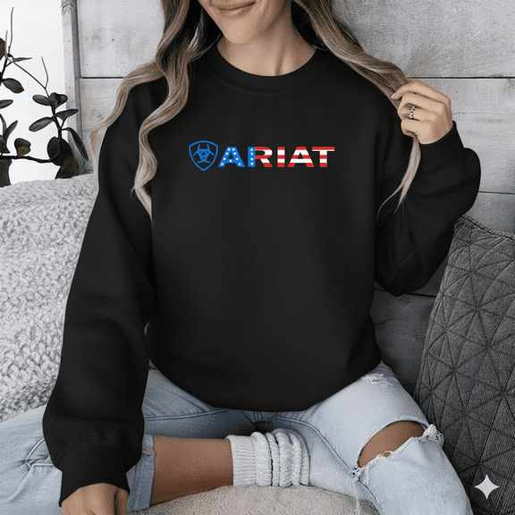 Ariat Western Cowboy Rodeo Heritage Ranch Life American Pride Sweatshirt up to size 5XL