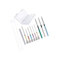thumbnail image 2 of kurtrusly 12 Pieces DIY Punch Needle Embroidery Kit for Crafts Tool Table Cloths Making Rug Adults Knitting C, 2 of 8