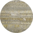 thumbnail image 2 of Addison Rugs Mayfield Premium Machine Washable Transitional Stripes Brown Round Rug, 8' x 8', 2 of 6