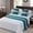 50*210cm, variant on Bed Runner Scarf Bedspread Solid Colour Soft No Fading Bed Runners Scarves High-end Hotel Bed End Blanket Bedding Cover for Hotel Guesthouse Bedroom