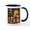 White/Navy Inside, variant on CafePress - Adorable Yorkshire Terrier Yorke Christmas Mugs - 11 oz Ceramic Mug - Novelty Coffee Tea Cup