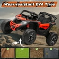 thumbnail image 5 of Kerry Yoo SU5 Kids UTV, 24V 4WD Powered Ride on Electric Car for Toddler, with Remote Control, Bluetooth Music-Red, 5 of 7