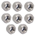 thumbnail image 1 of Unique Bargains 8pcs M14 x 1.5mm Pitch Metric Fine Thread 304 Stainless Steel Hex Lock Nuts, 1 of 4