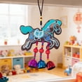 thumbnail image 2 of Chinese Year Horse Pendant Ornament With & Natural Fragrance Auspicious & Home Handmade Tassel, 2 of 6
