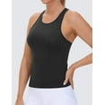 thumbnail image 4 of Dragon Fit Racerback Workout Tank Tops for Women Slim Fit Sleeveless Basic Athletic Running Yoga Shirts, 4 of 6