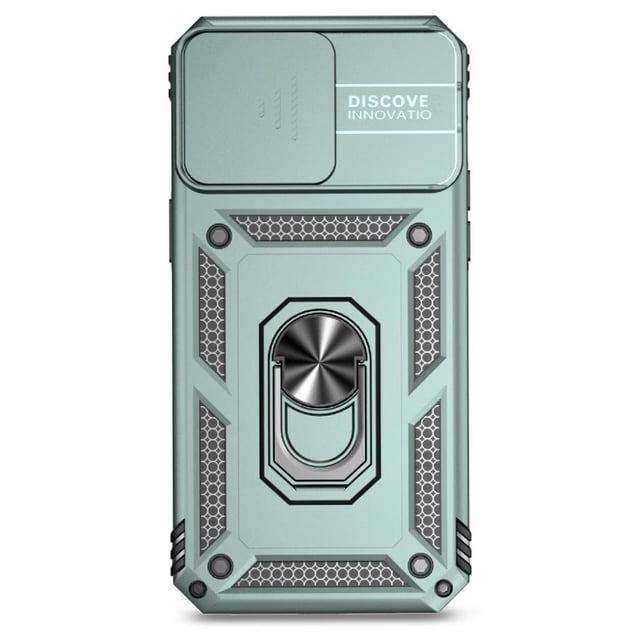 Estuche GANGXUN para iPhone 15 Pro, soporte giratorio 360°, estilo mecánico y magnético