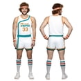 thumbnail image 4 of Couver Jackie Moon Semi Pro Halloween Costume Accessories Retro 70s Basketball Outfit Set, One Tube Socks Only, 4 of 6