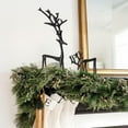 thumbnail image 5 of Reindeer Christmas Decor,Christmas Decorations - Set of 2 Black Reindeer Statues - Modern Aluminum Alloy Xmas Figurines - Elegant Indoor Holiday Decor - Table Centerpieces, 5 of 8