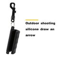 thumbnail image 3 of Puller Archery Puller   Remover 1xBlack Silicone Keychain Archery  Puller For Target Hunting Bow Shooting, 3 of 8