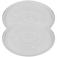 thumbnail image 1 of 2pcs Microwave Turntable 27cm Microwave Oven Glass Plate Oven Cooking Plate, 1 of 8