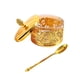 thumbnail image 3 of Azucarero con tapa, tarro decorativo de lujo, Retro a prueba de polvo con cuchara, tarro de comida, botes de dulces para oficina, , hogar, boda, 3 of 9