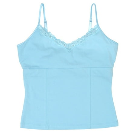 Jordache - Juniors' Beaded Tie Tank