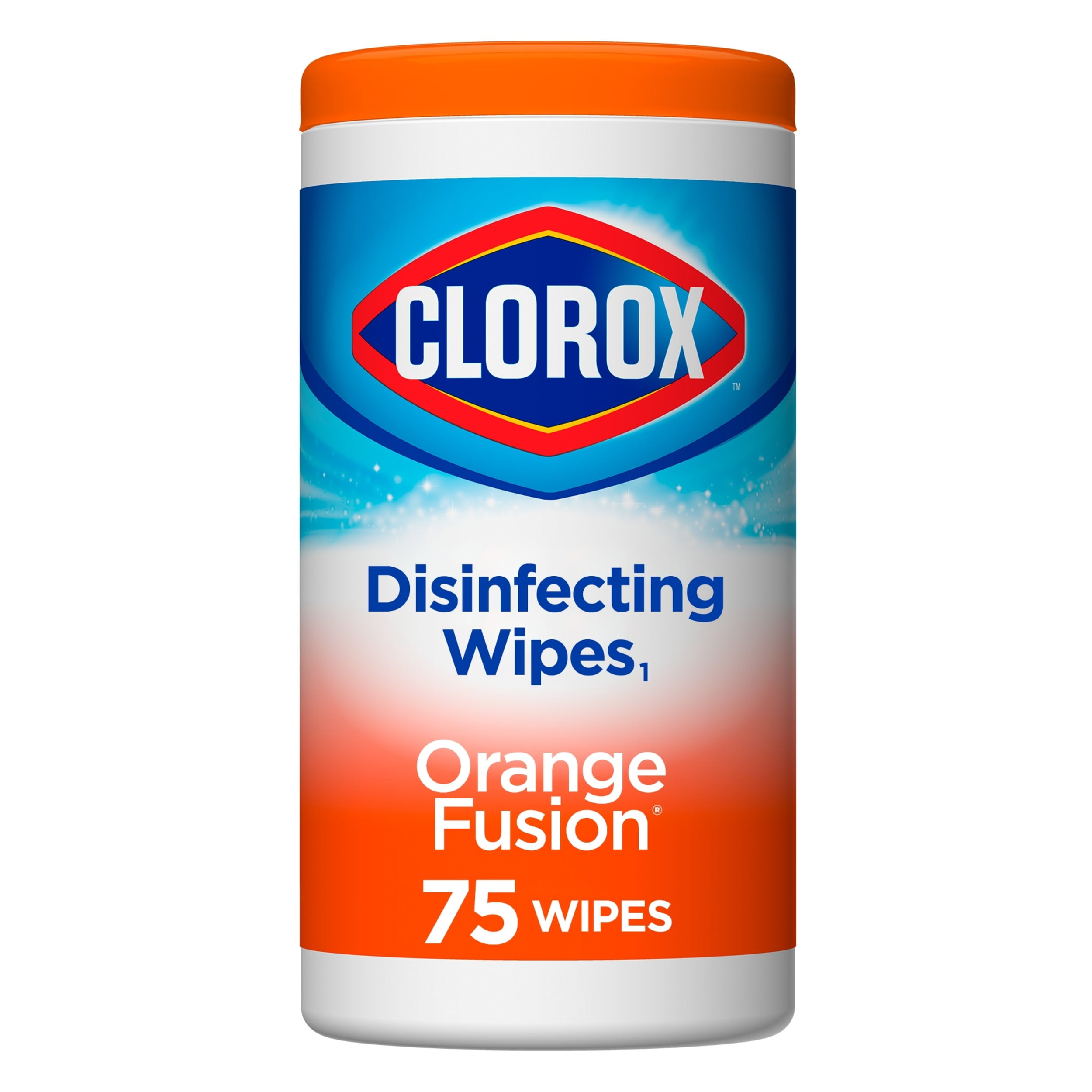 Pack of 12 Orange Fusion Packaging May Vary 35 Count Clorox Disinfecting Wipes Bleach Free Cleaning Wipes
