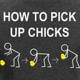 thumbnail image 3 of CafePress - HOW TO PICK UP CHICKS Women's Long Sleeve Dark T S - Women's Long Sleeve Graphic Tee Casual Fit, 3 of 4