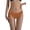 Caramel, variant on Women's Leopard Print Seamless Mid Rise Briefs No Show Underwear Pink Leopard Print S