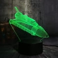 thumbnail image 3 of LINLIN 3D Illusion LED Night Light,7 Colors Gradual Changing Optical Illusion Acrylic Lamp USB Touch Bedside Table Lamp for Holiday Gifts or Home Decorations, 3 of 9