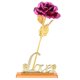 thumbnail image 1 of Flor de lámina de oro de 24 quilates, rosa artificial, regalo romántico para el día de San Valentín para decoración de mesa del hogar (rosa roja), 1 of 8