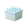 thumbnail image 1 of Bearachild Máquina para hacer hielo, molde para crema, utensilio de cocina, 8 rejillas, multiusos, antiadherente, suave, sin rebabas, paletas Cocina y Comedor 8 Rejillas/Verde-morado, 1 of 6