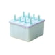 thumbnail image 1 of Billuyoard Máquina para hacer hielo, crema, utensilio de cocina, herramienta de moldeo, accesorio DIY, 8 rejillas, antiadherente, lavable, para Cocina y Comedor 8 Rejillas/Verde-morado, 1 of 6