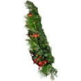 thumbnail image 5 of Kurt Adler 26-Inch Battery-Operated Pre-Lit Red And Green Wall Tree With Bow, 5 of 8