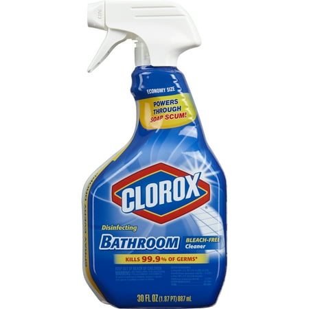 Clorox Disinfecting Bathroom Cleaner, Spray Bottle, 30 oz