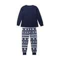 thumbnail image 5 of Qiylii Christmas Family Matching Pajama Set Parents-Child Long Sleeve T shirt Pants Sleepwear Nightwear Outfits, 5 of 6
