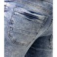 thumbnail image 4 of CULTURA AZURE Mens Slim Fit Denim Jeans, Acid Wash, 40X32, 4 of 5