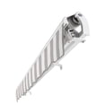 thumbnail image 3 of Awntech 14' x 10' Maui Left Motorized Patio Retractable Awning, Gray/White Stripe, 3 of 6