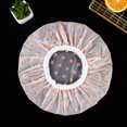thumbnail image 5 of 3PCS Shower Caps, Reusable Shower Cap with Elastic Bands Large Size Shower Cap for Women SPA, 5 of 5