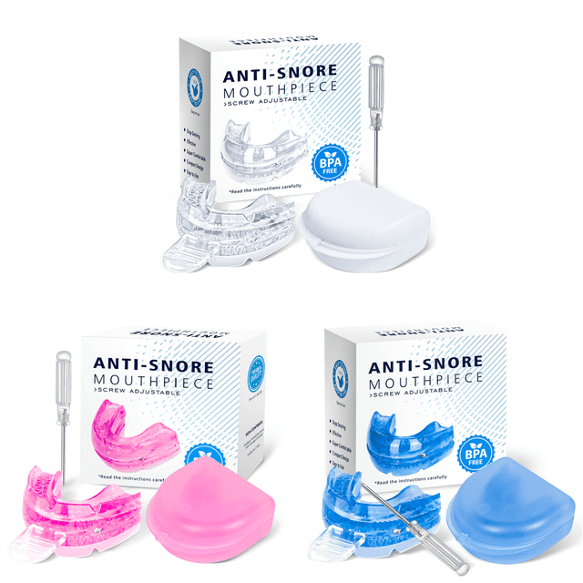 Protector Bucal Antironquidos Boquilla para Dormir Mejor () Blanco