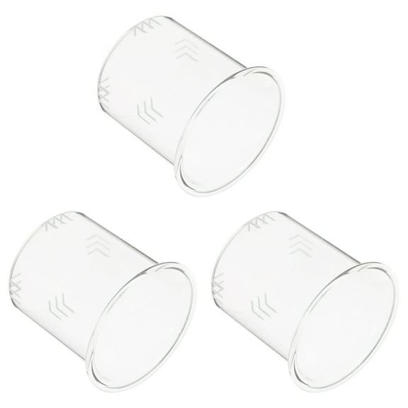 Glass Infuser Filter: 3pcs Loose Infusers Clear Tea Strainer Loose Leaves Tea Glass Steeper for Teapot Supplies