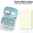 thumbnail image 5 of 3 Pack 8 Compartments Travel Pill Organizer Moisture Proof Small Pill Box for Pocket Purse Daily Pill Case Portable Medicine Vitamin Holder Container (Blue+Green+Khaki), 5 of 8