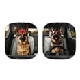 thumbnail image 4 of Binienty Driving German Shepherd Sunshade Foldable Visor Car Sunscreen Blocks Polyester Cloth Windshield Various Patterns 28.5x25.5 Inches Fit Gifts for Birthdays and Holidays, 4 of 7