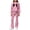 Pink, variant on Zefriona Girls Cute Bow Print Crewneck Sweatshirt and Flared Leg Pants 2-Piece Outfit Set 3-14Y Pink Size 11