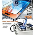 thumbnail image 4 of WATEFULL for iPhone 16 Pro Max MagSafe Stand Case Sturdy Metal Camera Stand Ring, Ultra Magnets Matte Slim Protective with 1 Screen 1 Camera Cover Women Case for iPhone 16 Pro Max 6.9"(Pink), 4 of 8