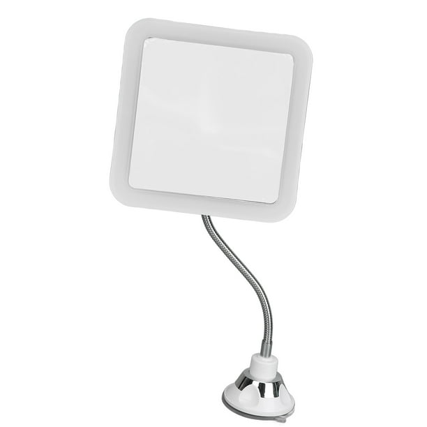Espejo de Maquillaje de Lupa, Espejo de Maquillaje de Lupa de LED 5X Electrónico Cuadrada para Peinado