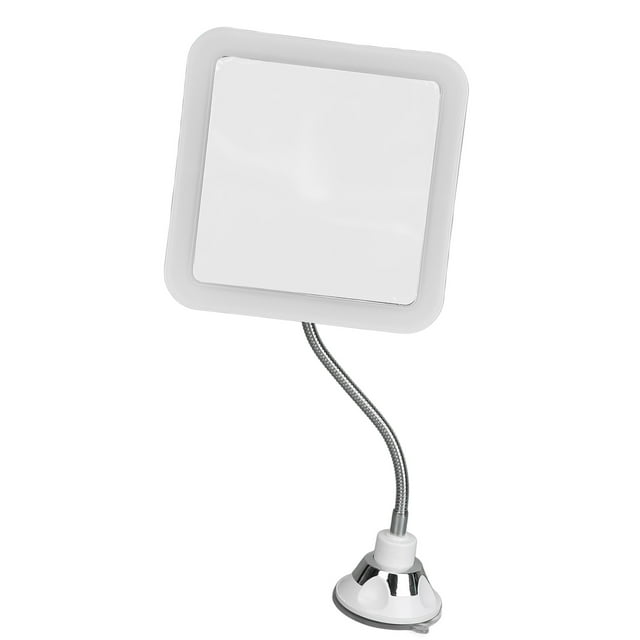Espejo de Maquillaje de Lupa, Espejo de Maquillaje de Lupa de LED 5X Electrónico Cuadrada para Peinado