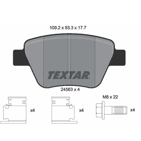 Brake Pad SetREO 245631652